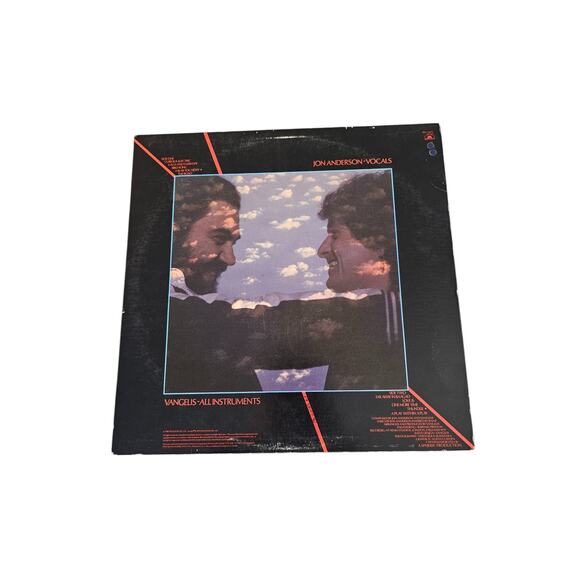 Jon & Vangelis Short Stories Vinyl LP 1981 Lyric Inner Sleeve - Picture 2 of 3